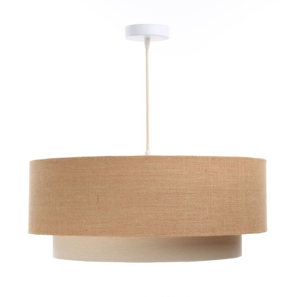 BPS Koncept Boho závěsné svítidlo 1x60 W krémová-béžová 061-090-60