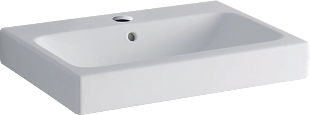 Geberit iCon umyvadlo 60x48 cm obdélníkový na pult bílá 124560600