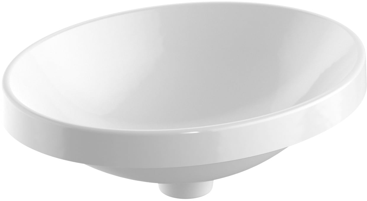 Geberit Variform umyvadlo 50x40 cm oválný bílá 115.672.JM.2