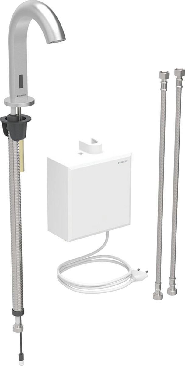 Geberit Piave umyvadlová baterie stojící elektronická ocel 116.162.SN.1