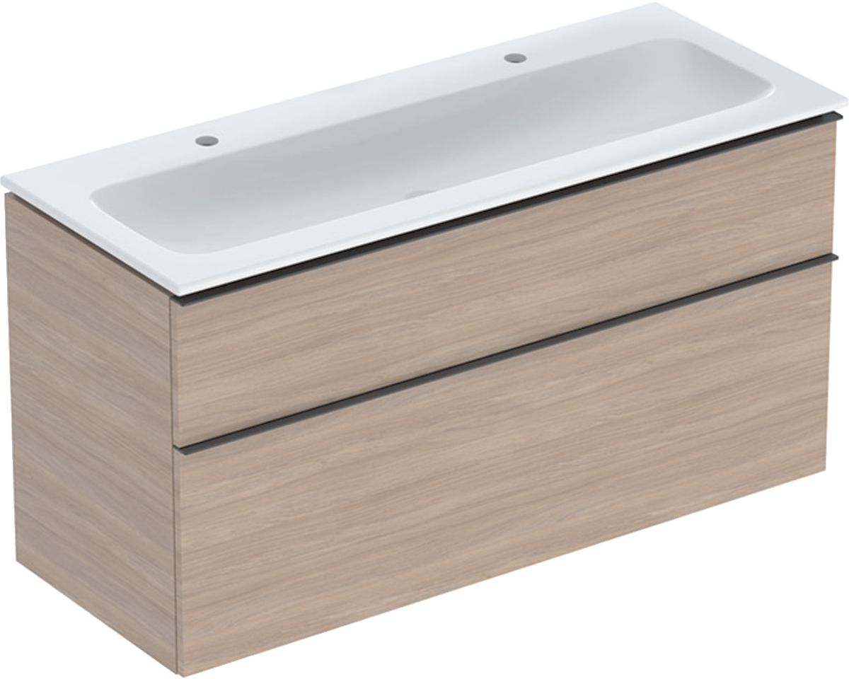 Geberit iCon umyvadla se skříňkou 120 cm dub 502.334.JH.1