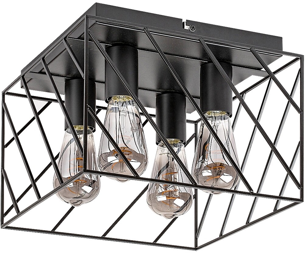 Rabalux Boroo stropní světlo 4x25 W černá 71027