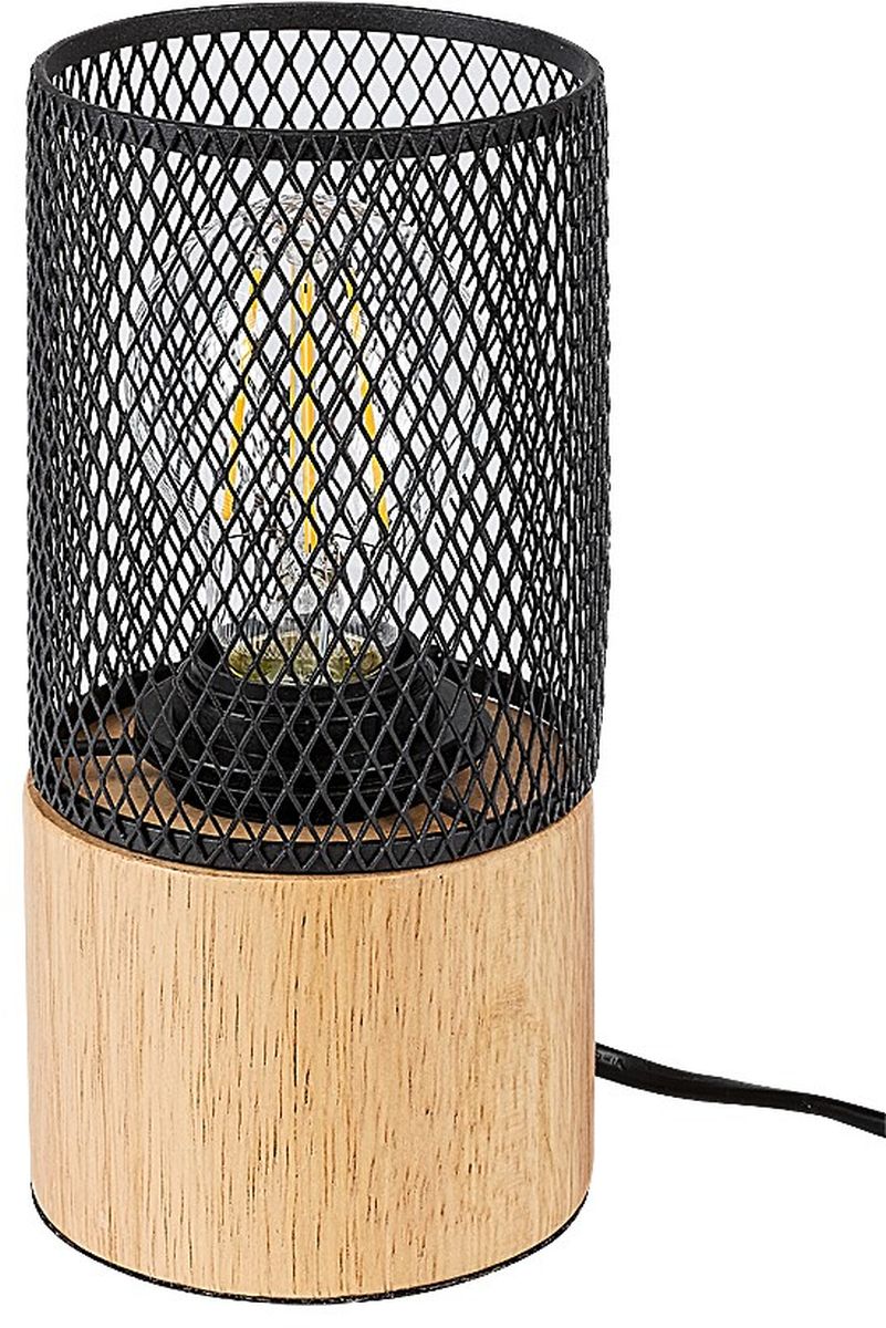 Rabalux Callum stolní lampa 1x25 W černá-dřevo 74040