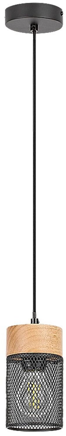 Rabalux Callum závěsné svítidlo 1x25 W černá-dřevo 72041