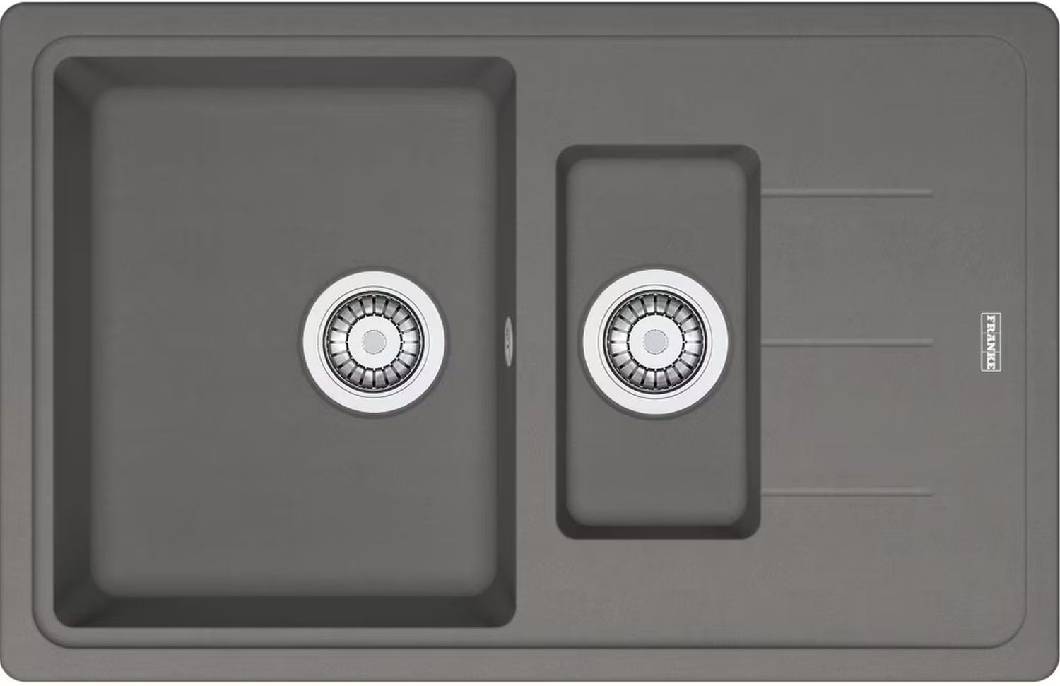 Franke Basis granitový dřez 78x50 cm šedá/grafitová/onyx 114.0676.281