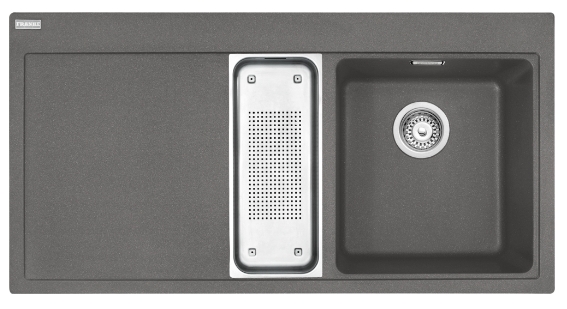 Franke Mythos granitový dřez 100x51.5 cm šedá/grafitová/onyx 114.0675.934