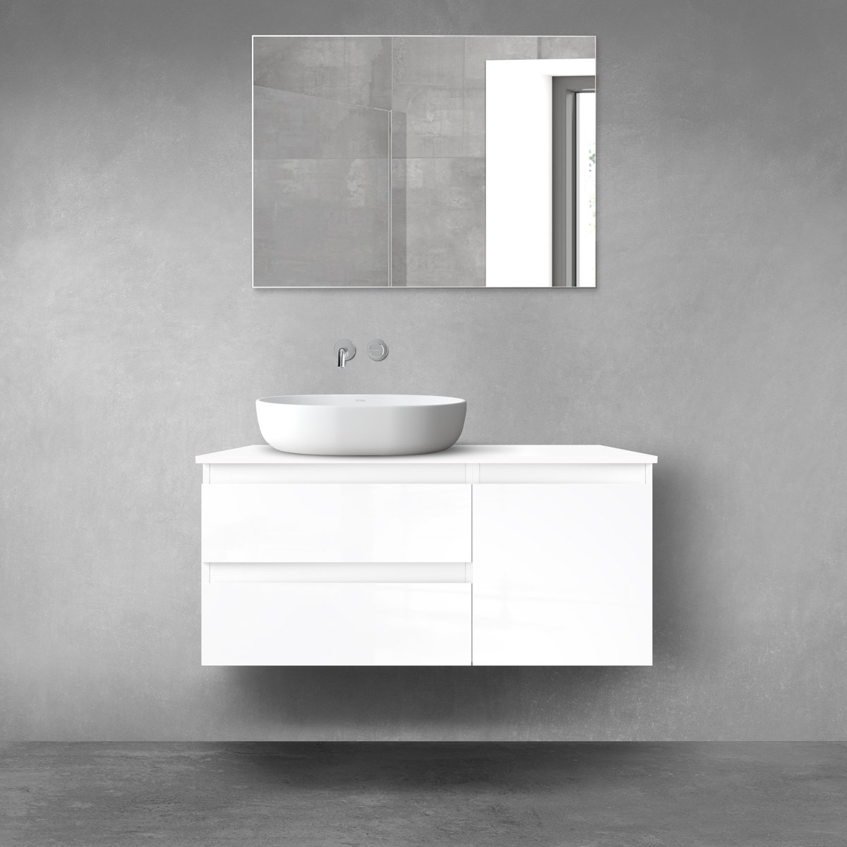 Sada skříňka Oltens Vernal 60002000, skříňka Oltens Vernal 60017000, 63006000