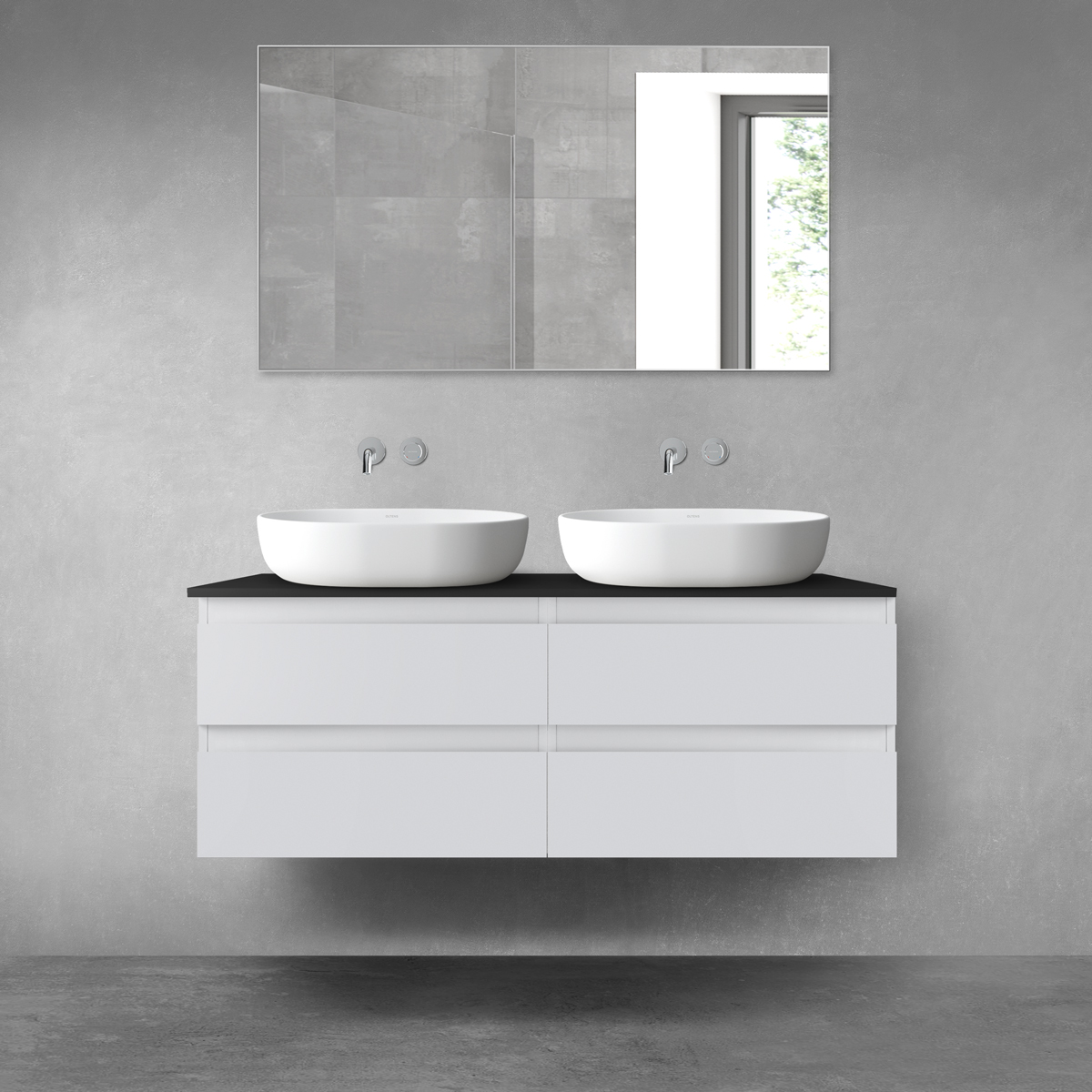 Sada skříňka Oltens Vernal 60000700, deska na skříňku Oltens Vernal 63007300