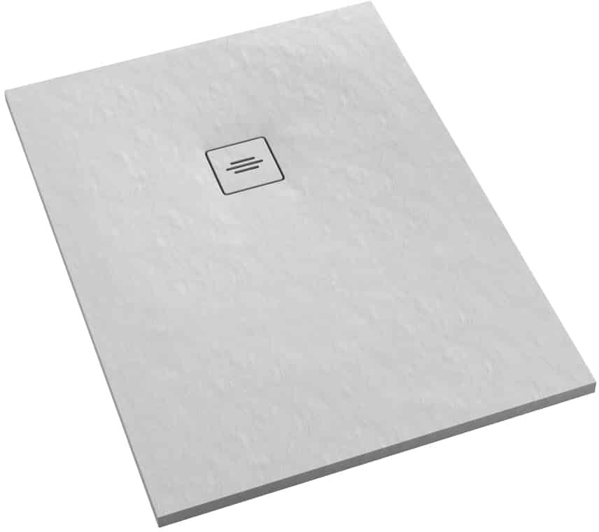 Schedline Protos White Stone obdélníková sprchová vanička 180x90 cm bílá 3SP.P1P-90180/B/ST-M1/B/ST