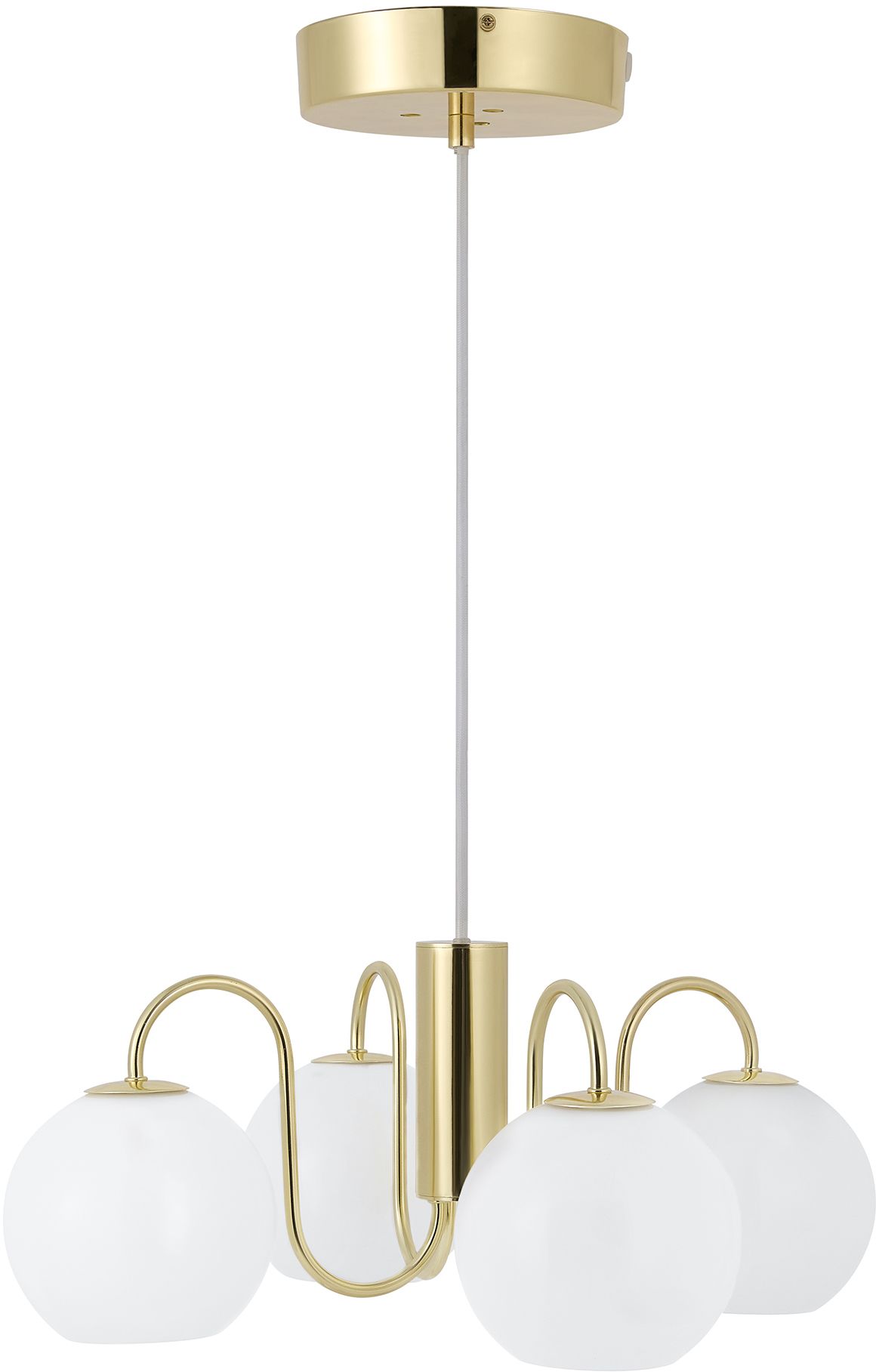 Nordlux Franca závěsné svítidlo 4x40 W bílá-mosaz 2312543035