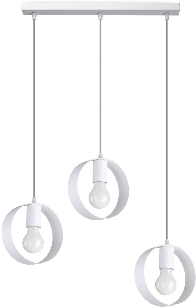 Sollux Lighting Titran závěsné svítidlo 3x60 W bílá SL.1138