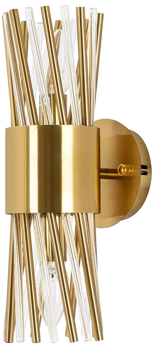 Moosee Lorenzo nástěnné svítidlo 2x40 W zlatá MSE010100338