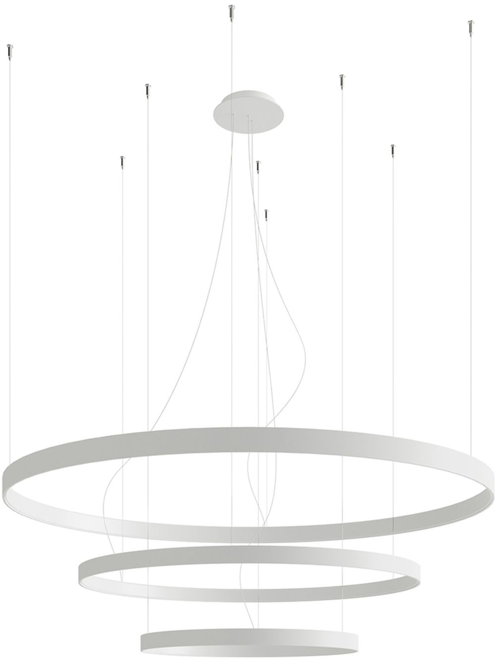 Thoro Lighting Rio závěsné svítidlo 3x150 W bílá TH.215