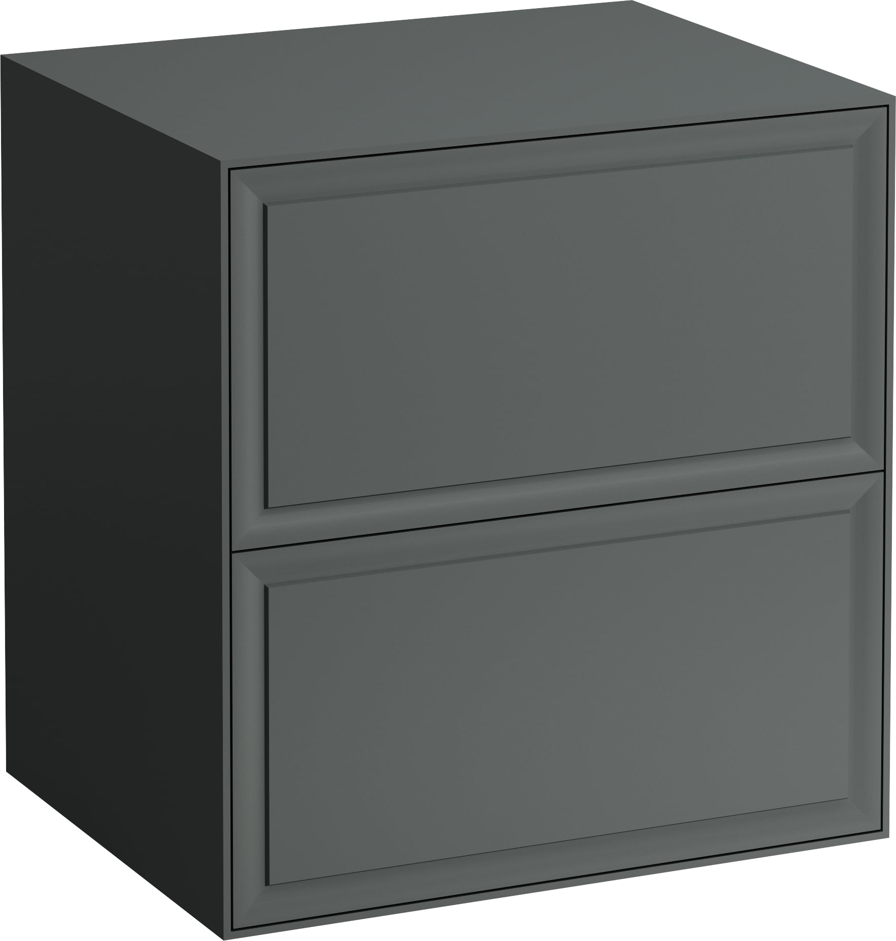 Laufen The New Classic skříňka s deskou 57.5x45.5x60 cm pod umyvadlo závěsná šedá H4060060856271