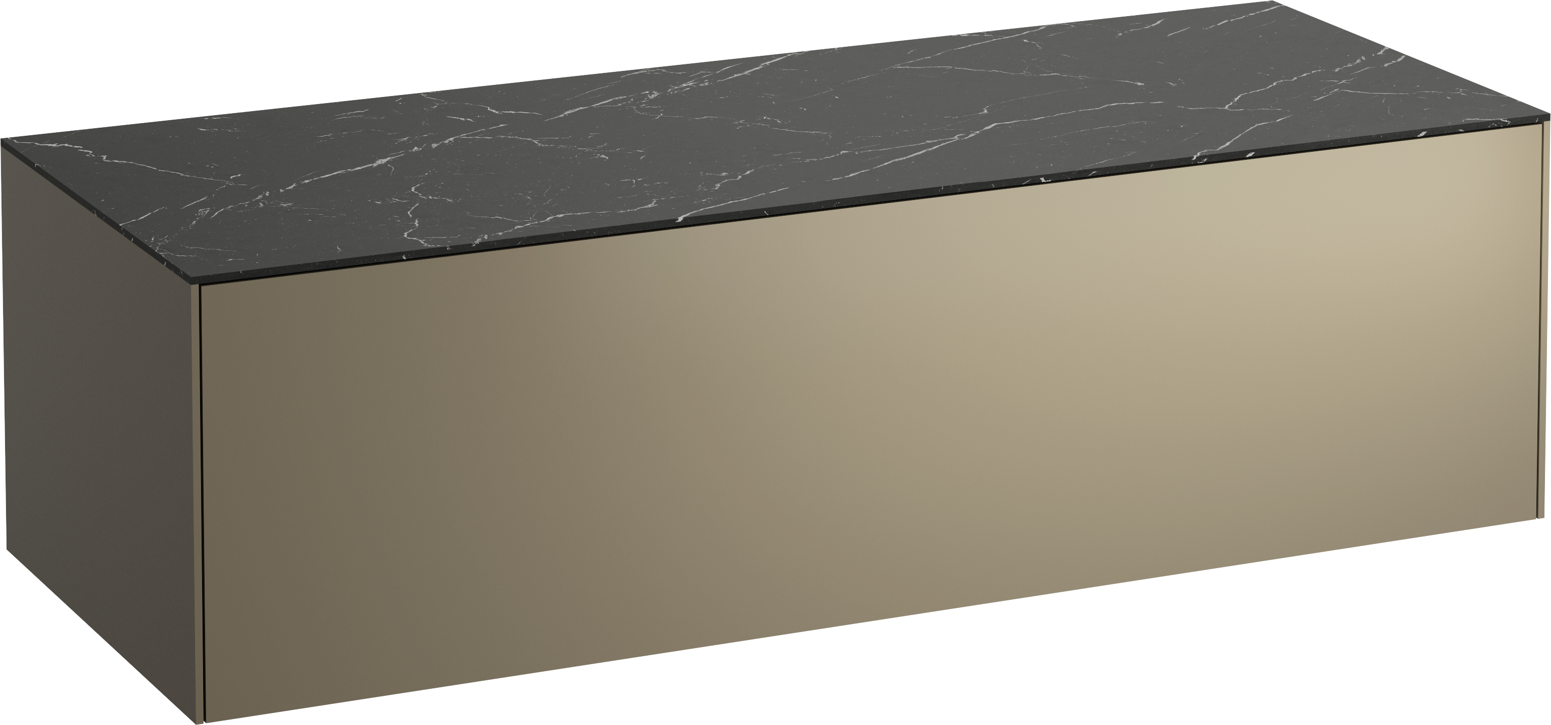 Laufen Sonar skříňka s deskou 117.5x45.5x34 cm pod umyvadlo závěsná černá-grafitová-šedá H4054200341421