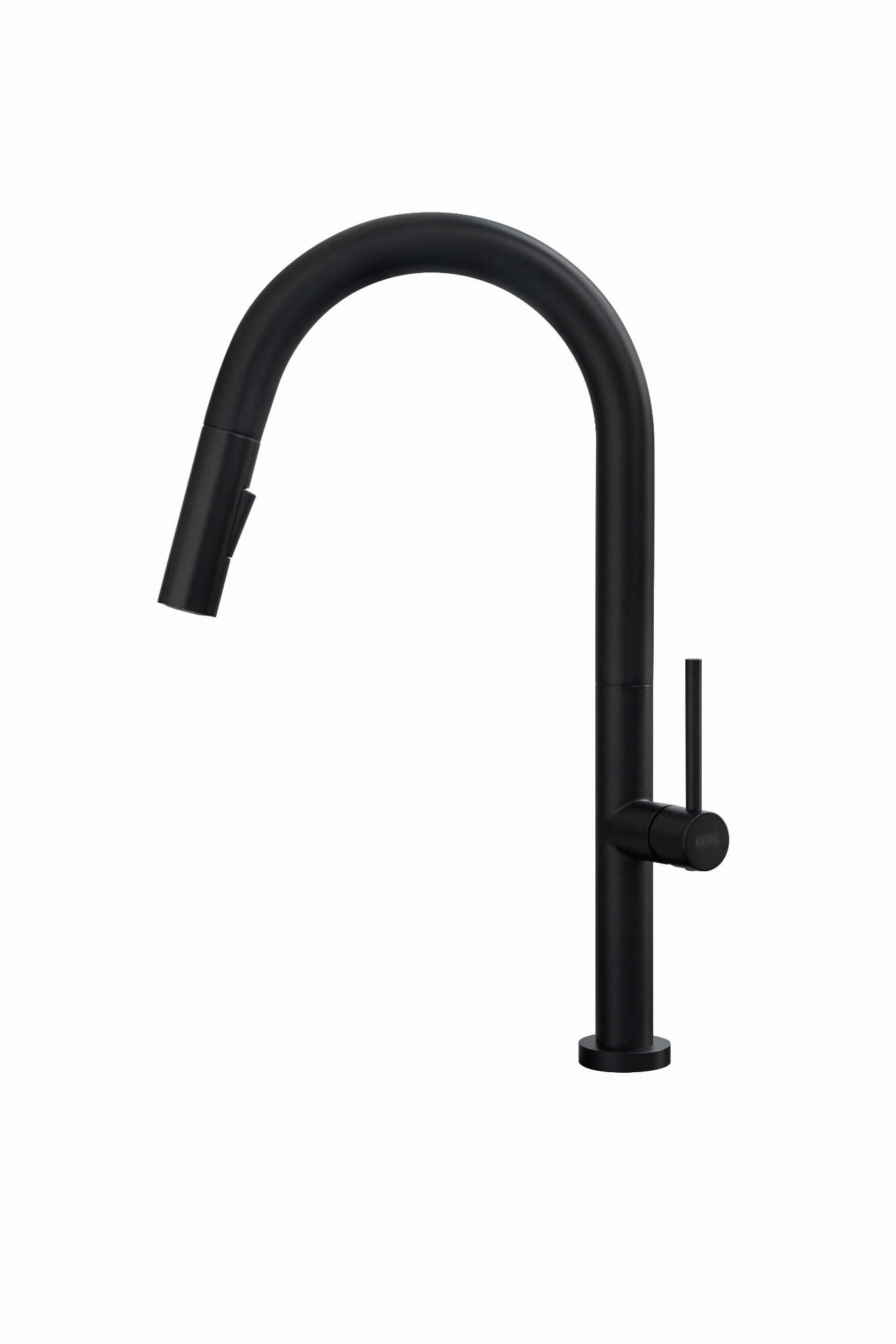 Berg Slim kuchyňská baterie stojící černá S130336PH