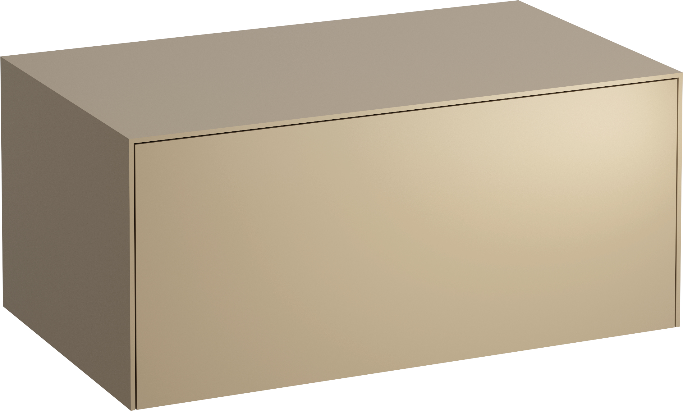 Laufen Sonar skříňka s deskou 77.5x45.5x34 cm pod umyvadlo závěsná zlatá H4054100340401