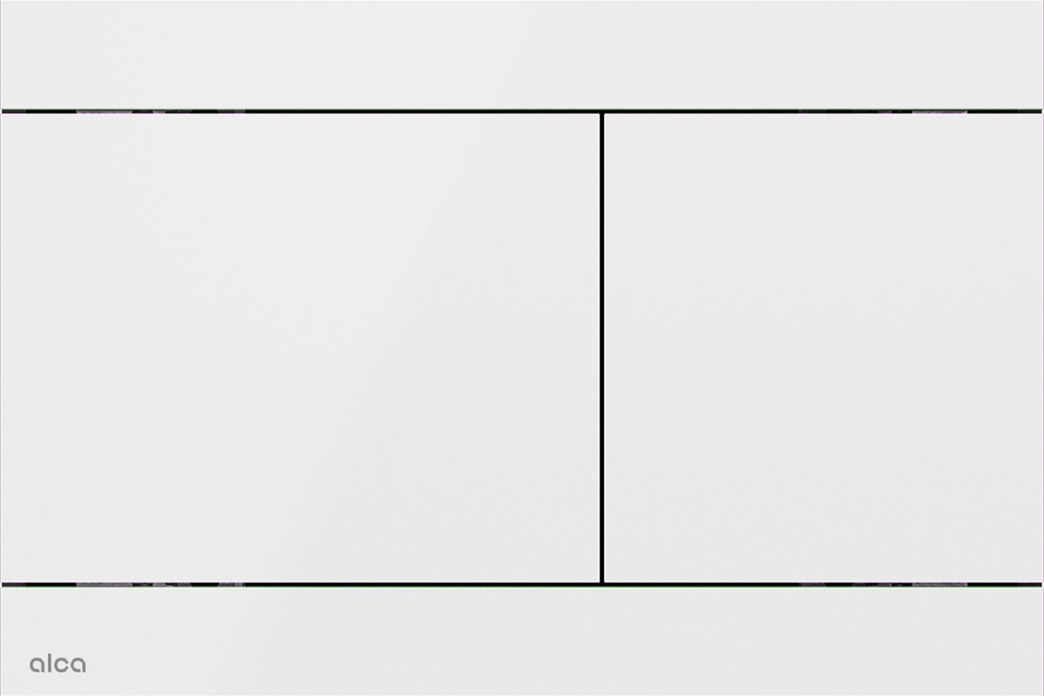 Alca Flat splachovací tlačítko pro WC bílá FUN-WHITE