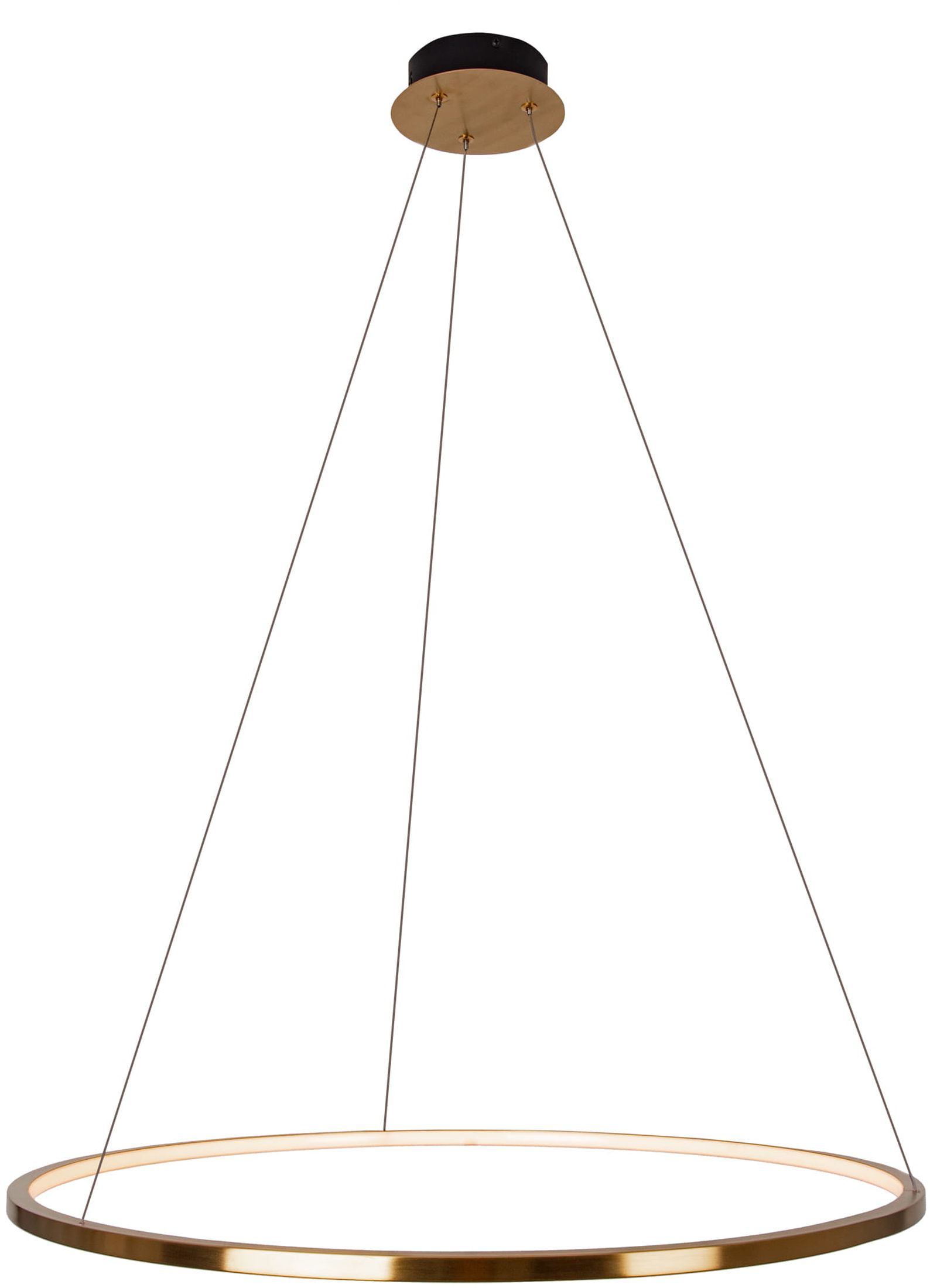 MaxLight Queen závěsné svítidlo 1x19 W zlatá P0493