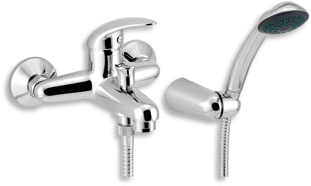 Novaservis Metalia 55 vanová baterie na stěnu chrom 55020,0
