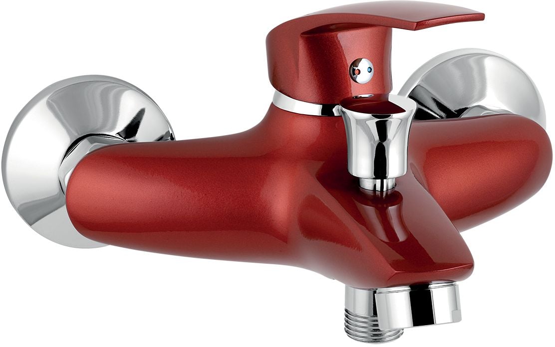 Novaservis Metalia 57 vanová baterie na stěnu chrom 57020/1,64
