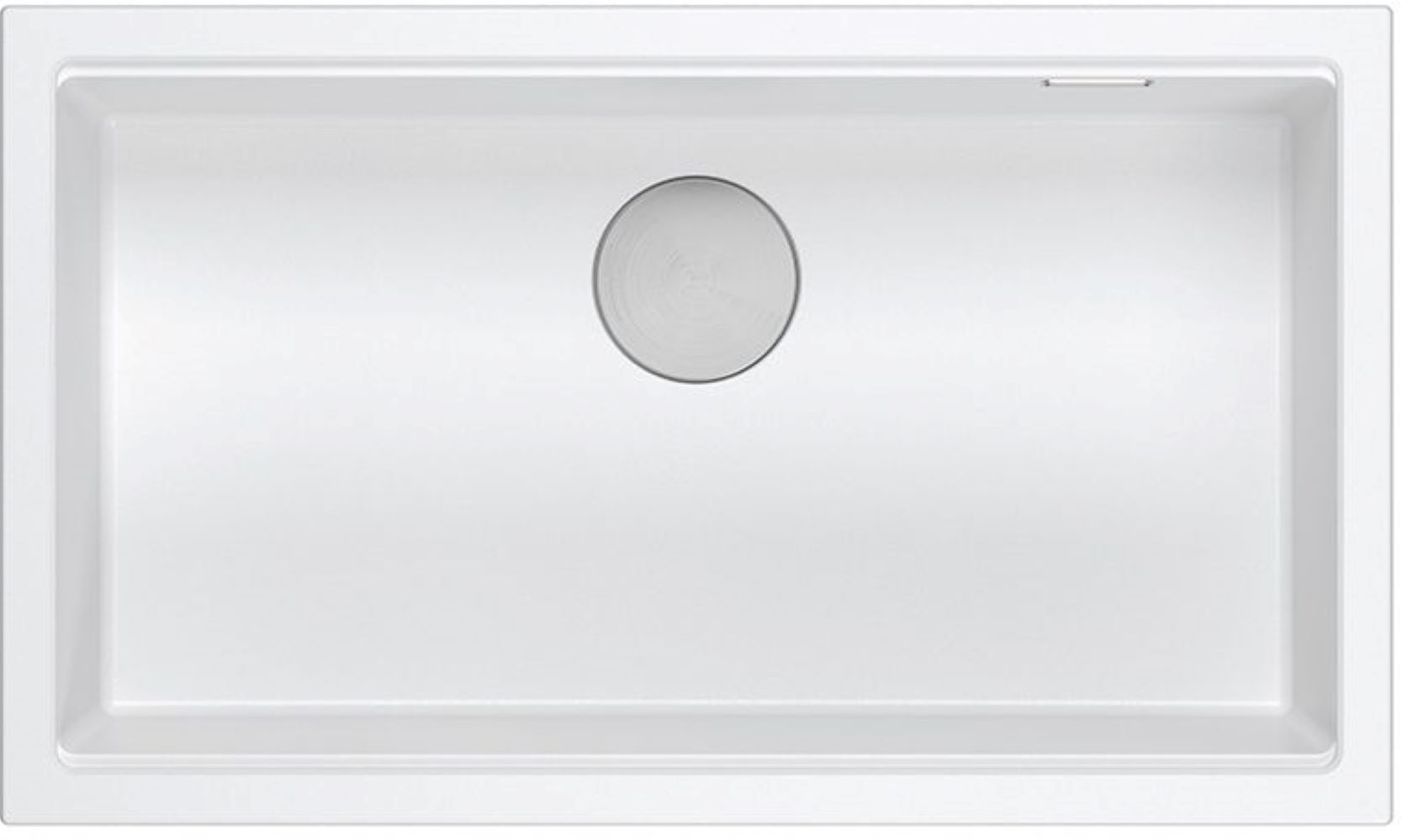 Quadron Logan dřez graniteq 76x45 cm bílá HQD7644U1_BS_U