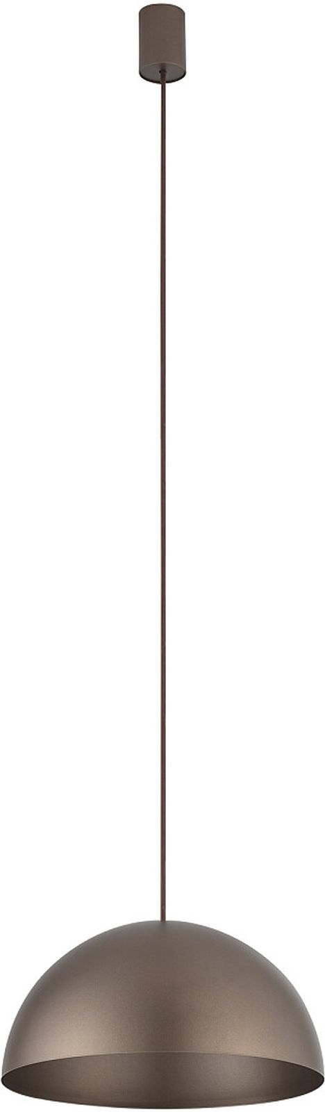 Nowodvorski Lighting Hemisphere závěsné svítidlo 1x12 W hnědá 10618