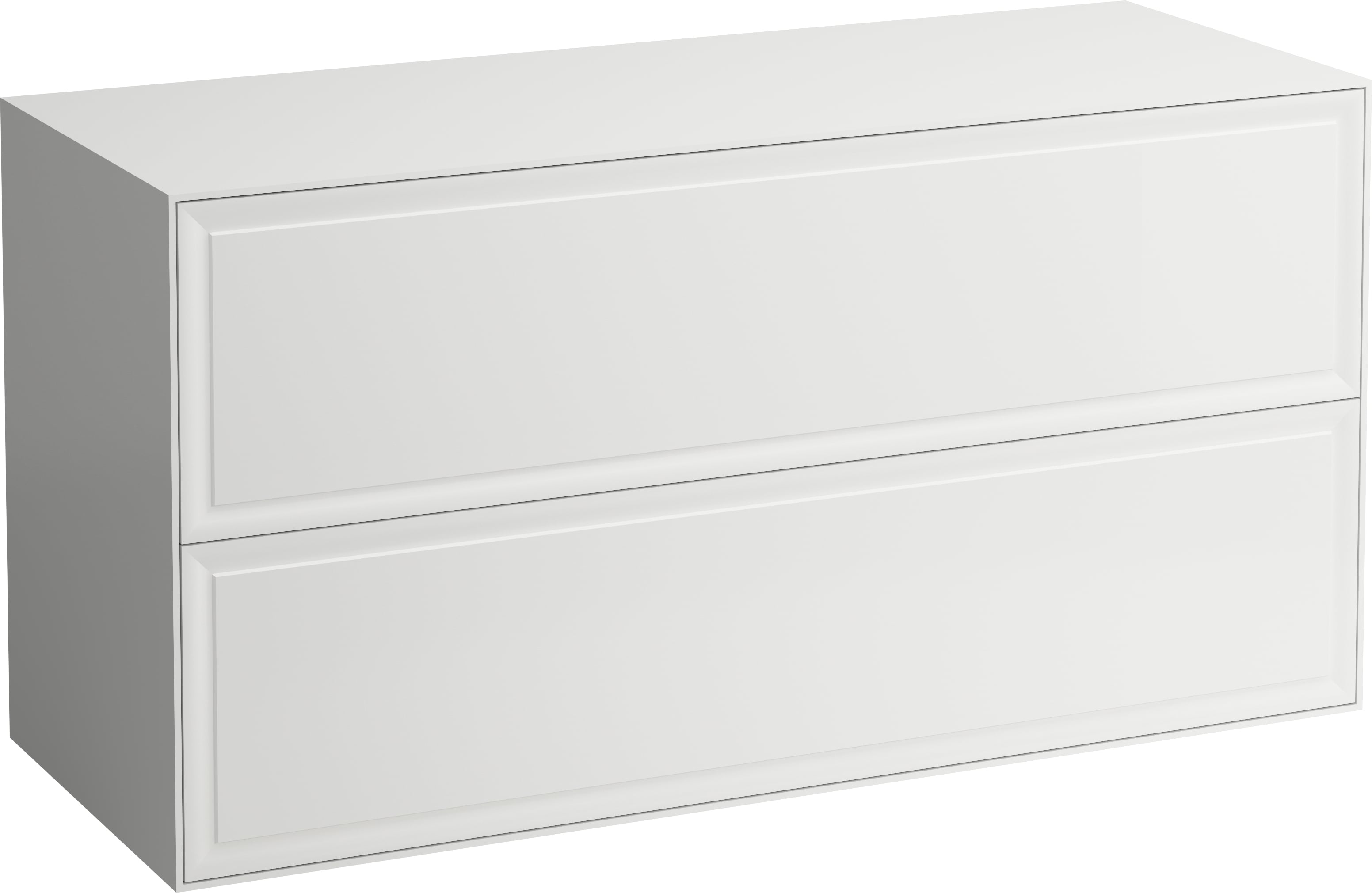 Laufen The New Classic skříňka s deskou 117.5x45.5x60 cm pod umyvadlo závěsná bílá-černá H4060260851701