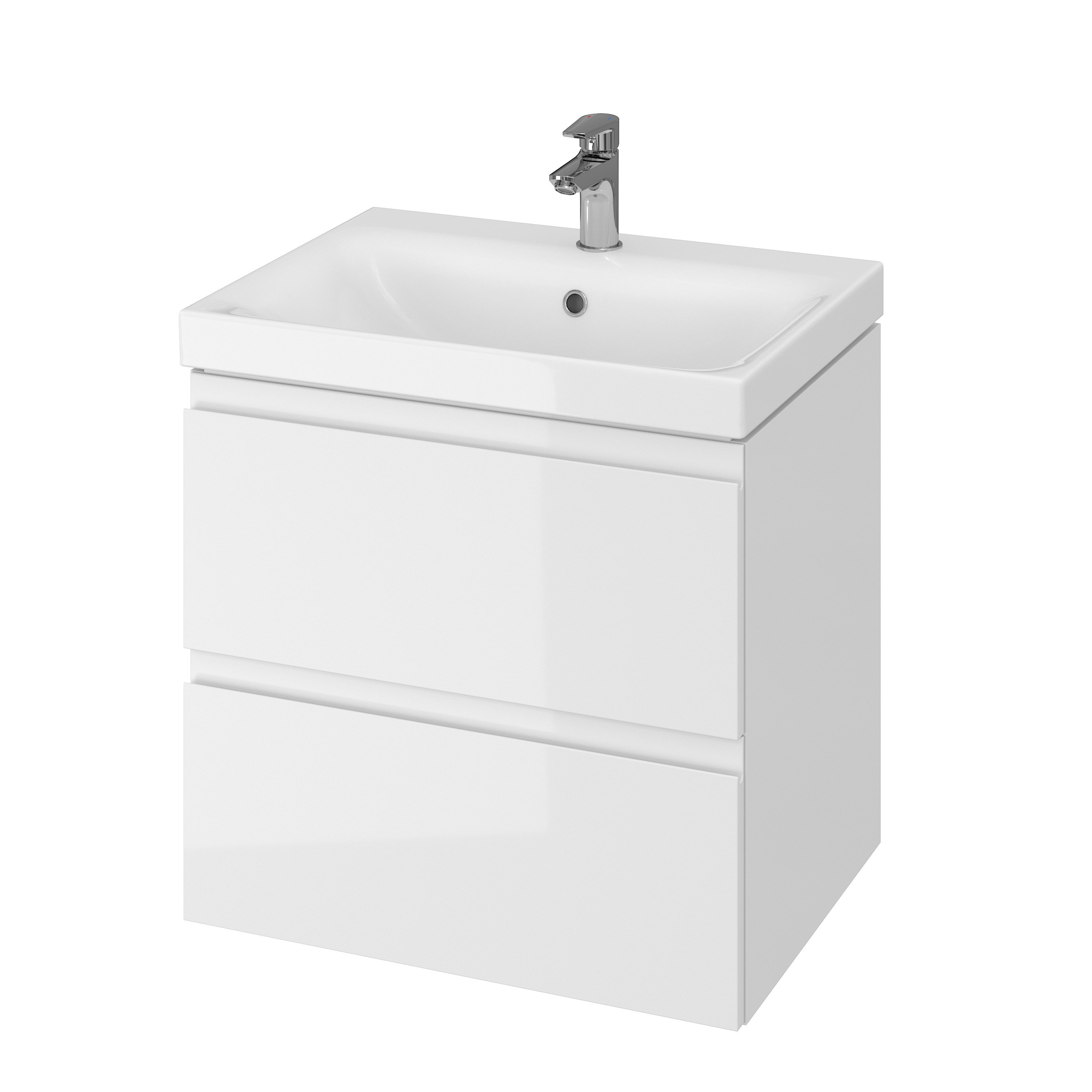 Cersanit Moduo skříňka 49.4x39.7x62 cm pod umyvadlo závěsná bílá S590-012-DSM