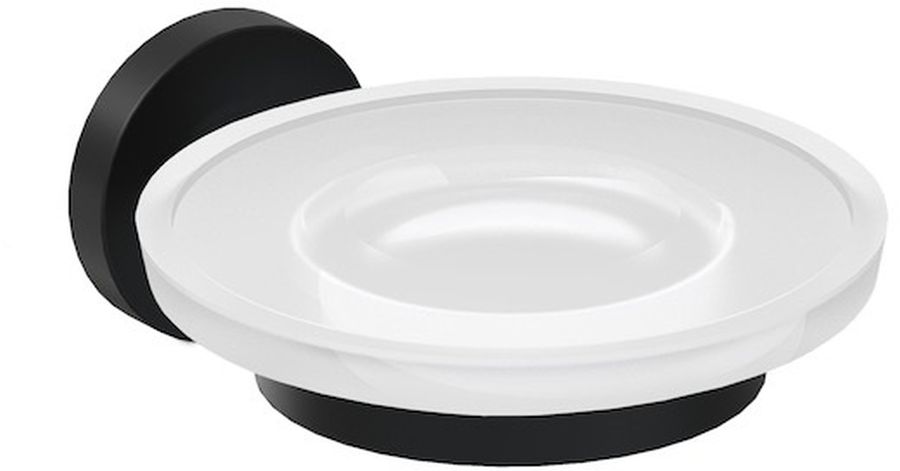 Jika Mio Style miska na mýdlo Nástěnné černá H3832F17160001