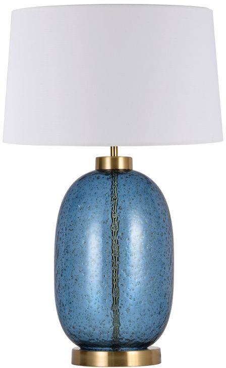 Light Prestige Amur stolní lampa 1x60 W bílá-modrá LP-919/1TBLUE