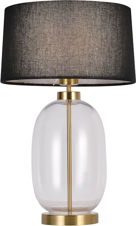 Light Prestige Amur stolní lampa 1x60 W černá-průhledná LP-919/1TTRANSPARENT