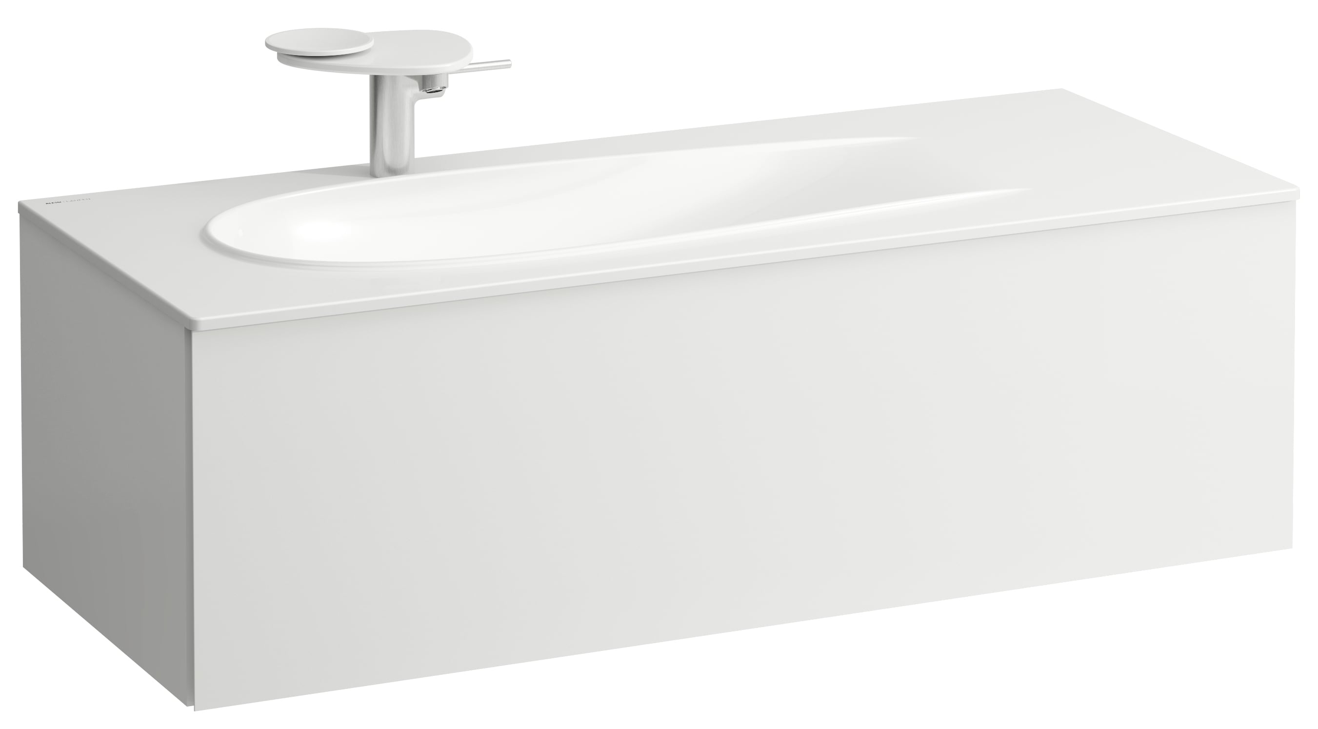 Laufen Il Bagno Alessi skříňka 119.5x49x36.5 cm pod umyvadlo závěsná bílá H4304410972601