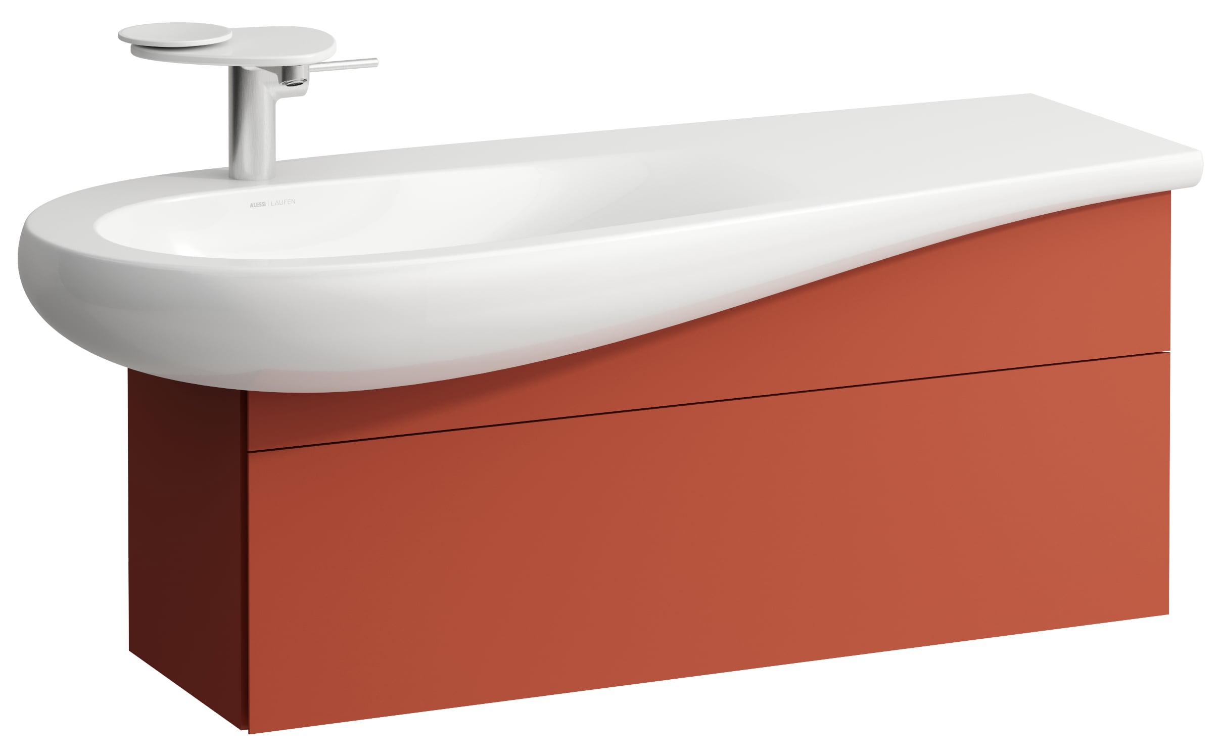 Laufen Il Bagno Alessi skříňka 99.5x32x34 cm pod umyvadlo závěsná H4304210972691