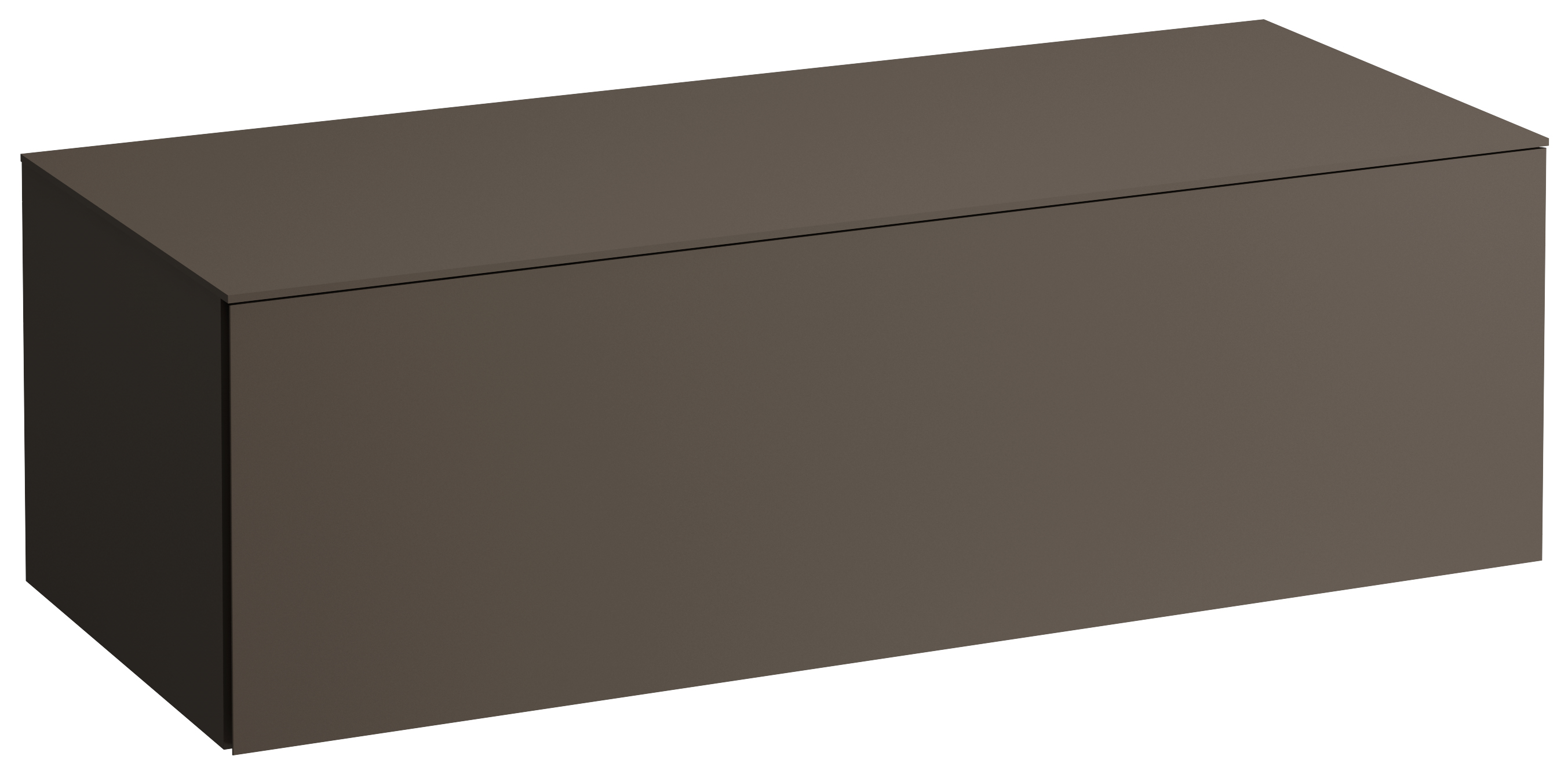 Laufen Il Bagno Alessi skříňka s deskou 120x50x37 cm pod umyvadlo závěsná kaštanová H4303000974291
