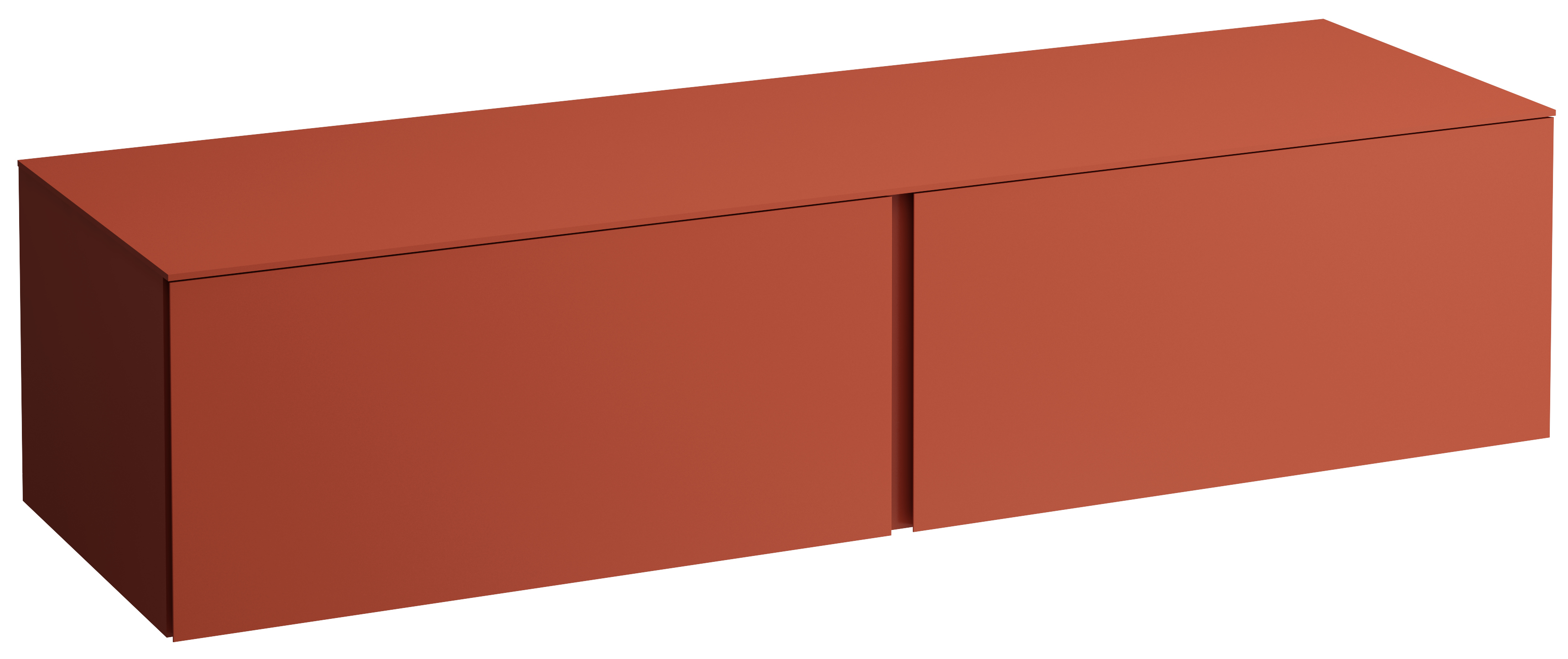 Laufen Il Bagno Alessi skříňka s deskou 160x50x37 cm pod umyvadlo závěsná H4303300972691