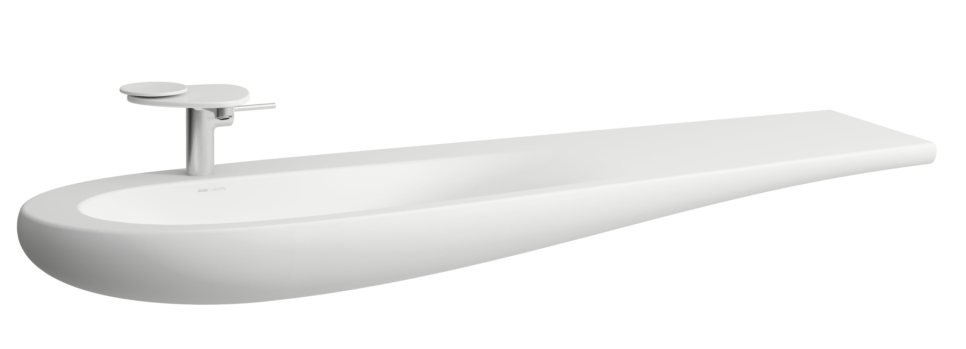 Laufen Il Bagno Alessi umyvadlo 160x50 cm klasický-nábytkový bílá matný H8149717571041