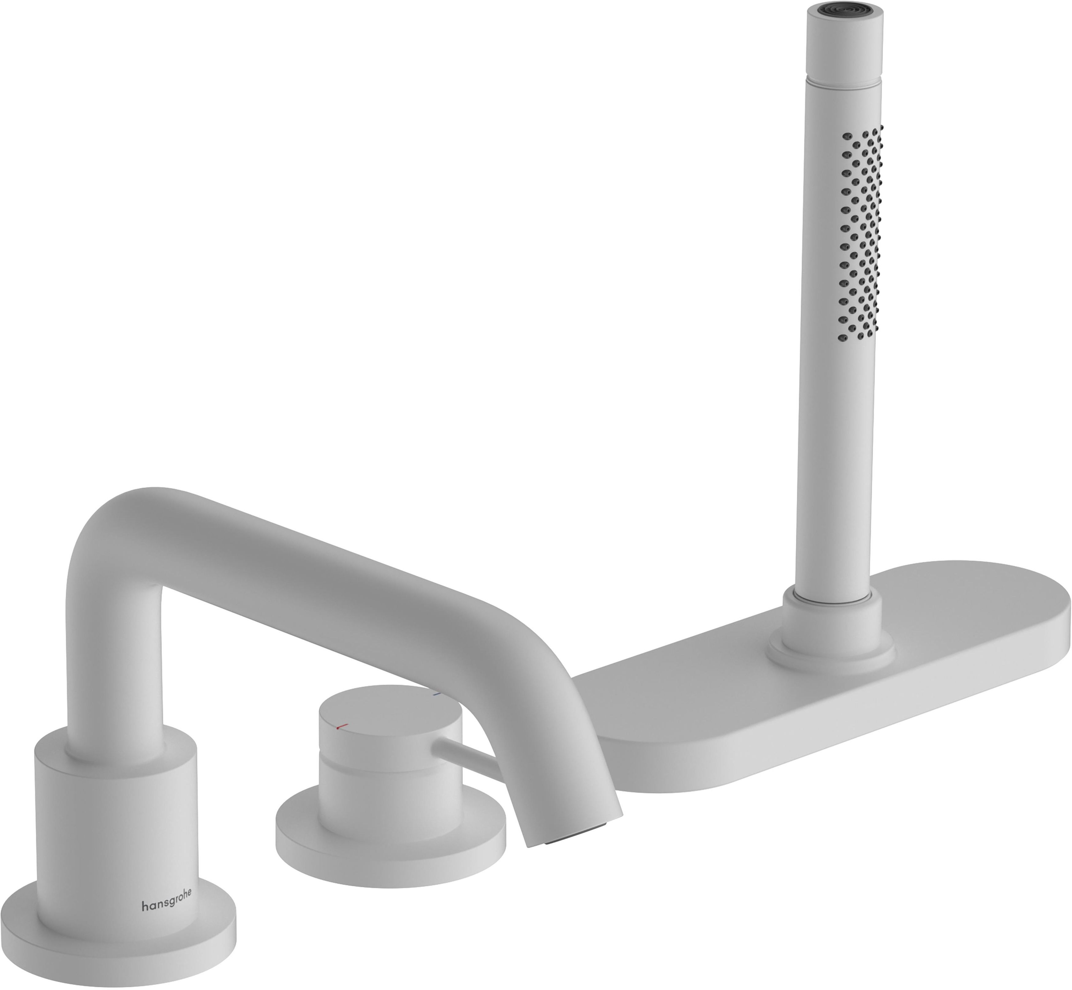 Hansgrohe Tecturis S vanová baterie na vanu bílá 73447700