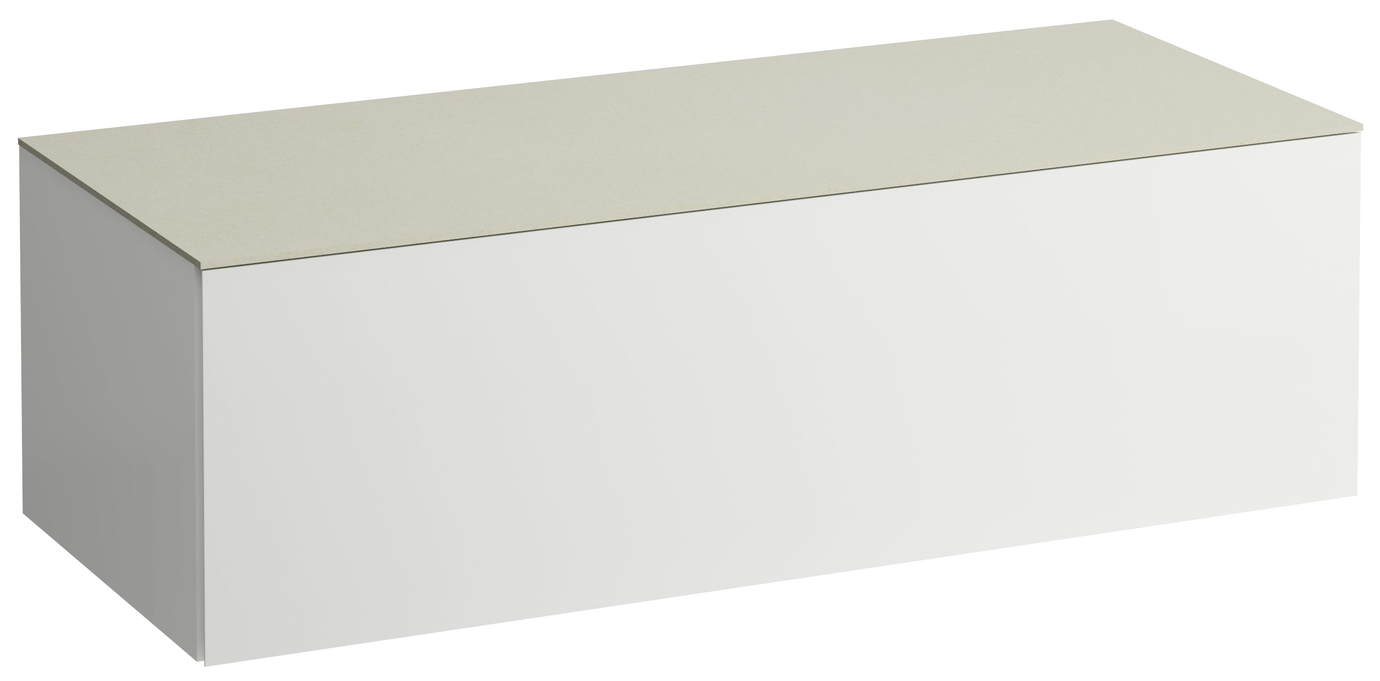 Laufen Il Bagno Alessi skříňka s deskou 120x50x37 cm pod umyvadlo závěsná bílá H4313000972601