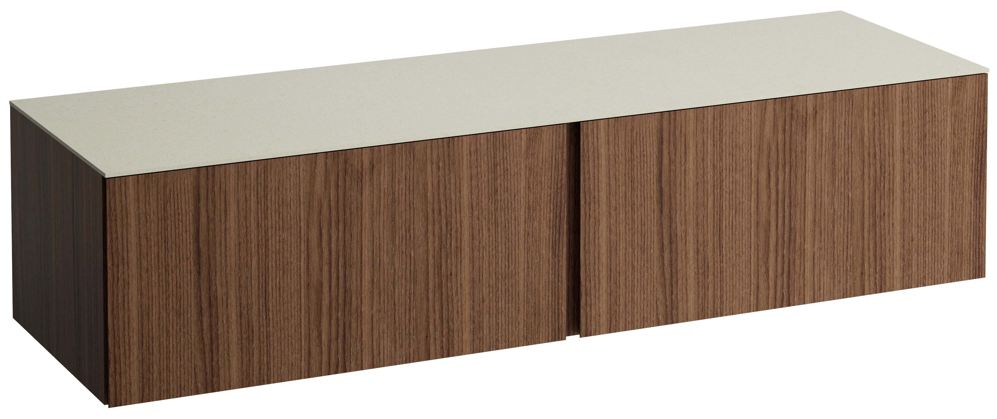 Laufen Il Bagno Alessi skříňka s deskou 160x50x37 cm pod umyvadlo závěsná H4313300976301