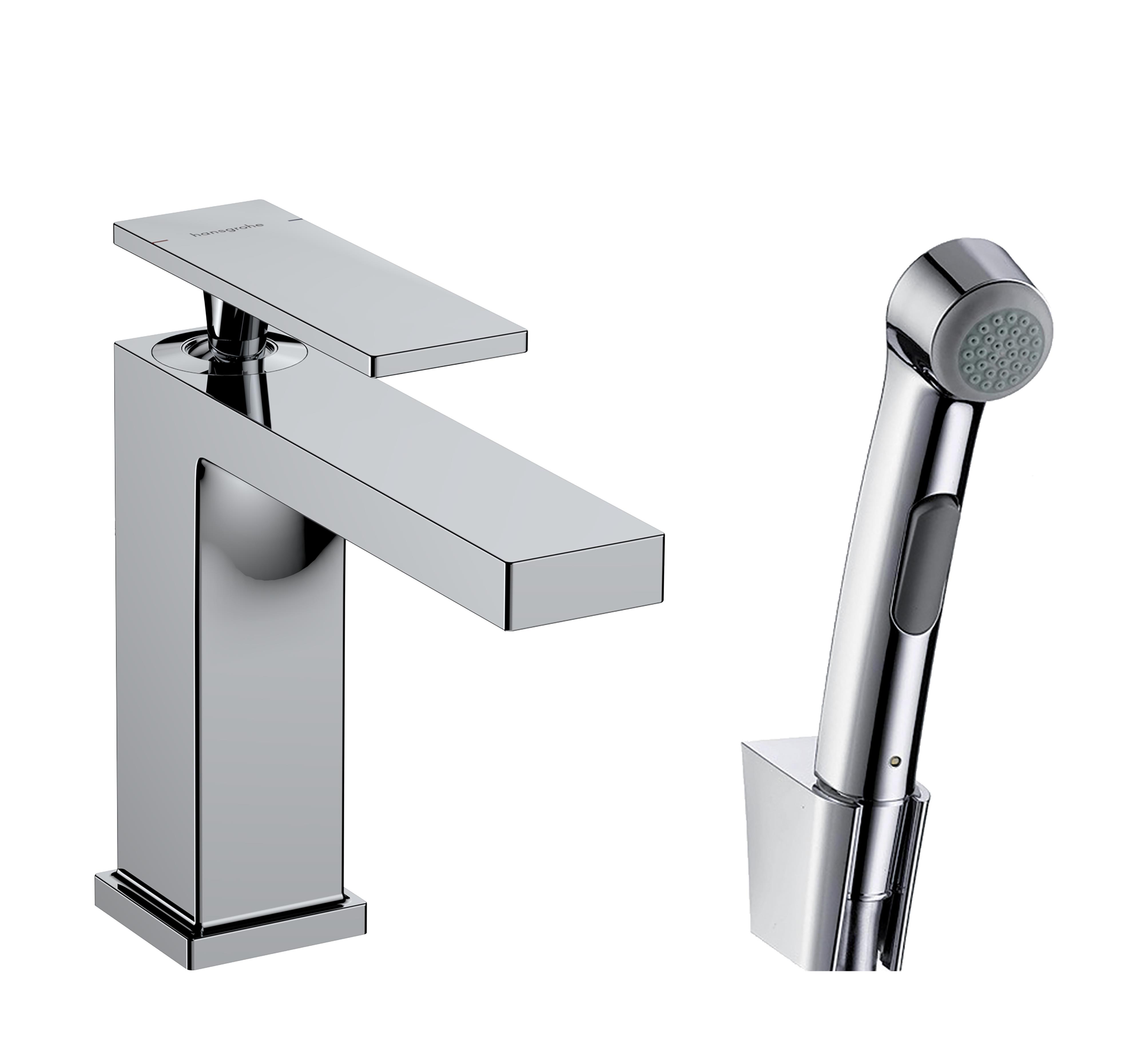 Hansgrohe Tecturis E umyvadlová baterie s hlavicí typu bidetta stojící chrom 73210000