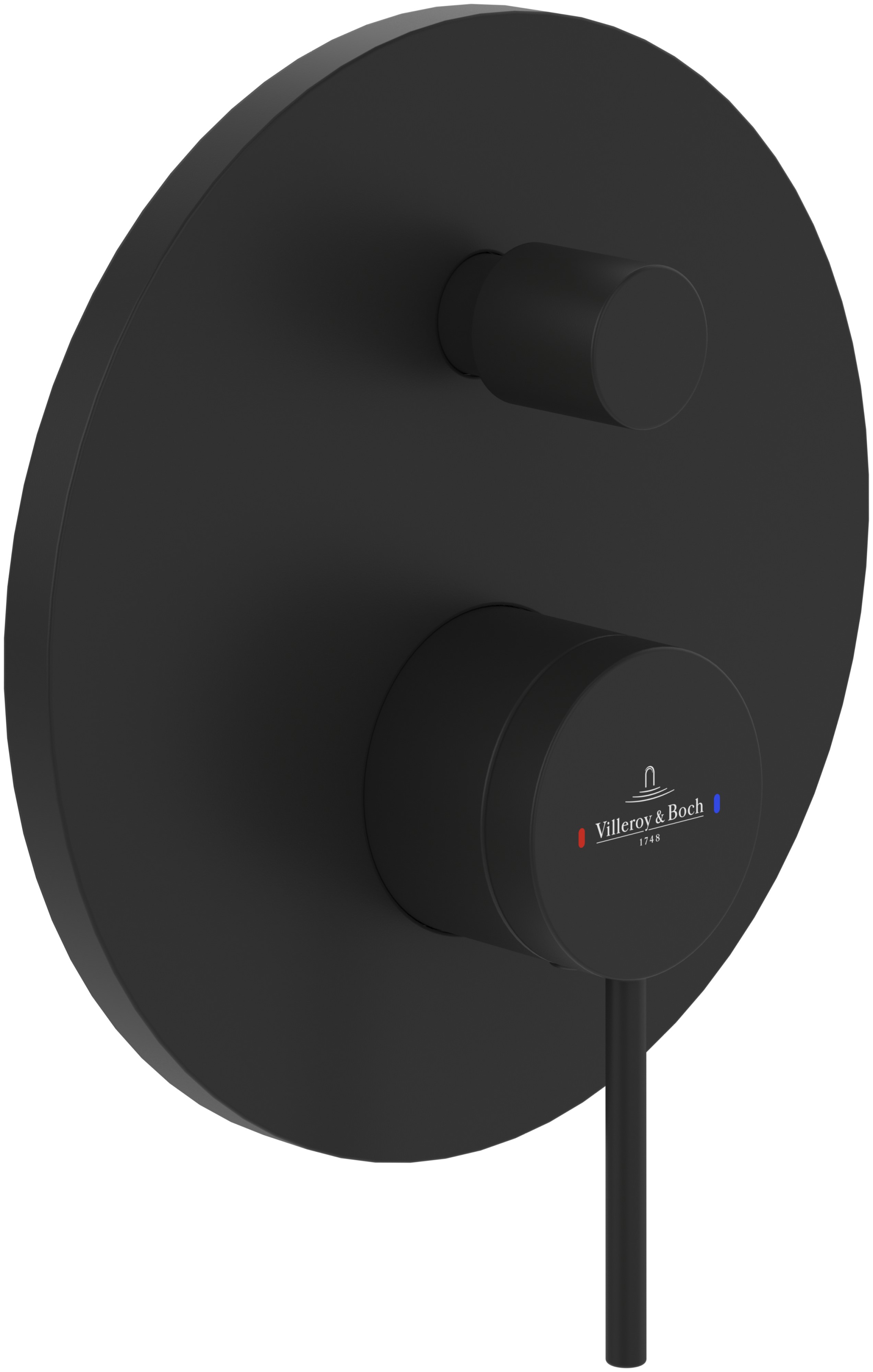 Villeroy & Boch Loop & Friends vanová baterie pod omítku černá TVS106353113K5