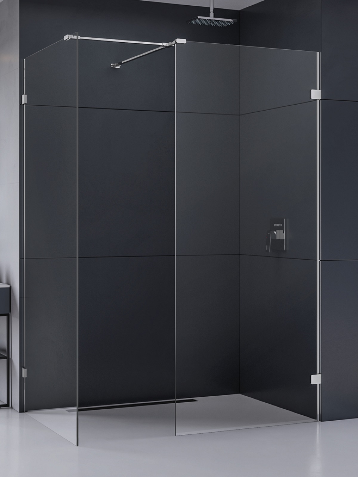 New Trendy Eventa sprchový kout walk-in 140x80 cm chrom lesk/průhledné sklo EXK-4651