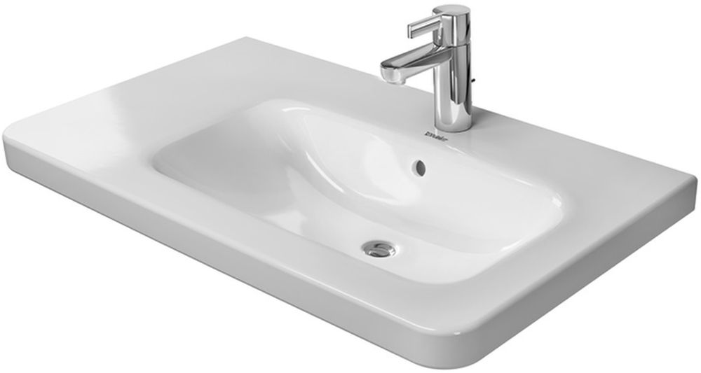 Duravit DuraStyle umyvadlo 80x48 cm obdélníkový klasický-nábytkový bílá 23268000001
