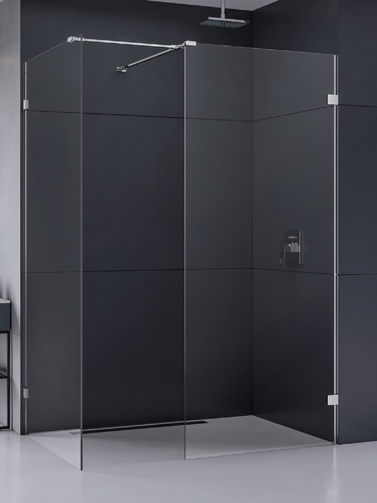 New Trendy Eventa sprchový kout walk-in 150x80 cm chrom lesk/průhledné sklo EXK-4652