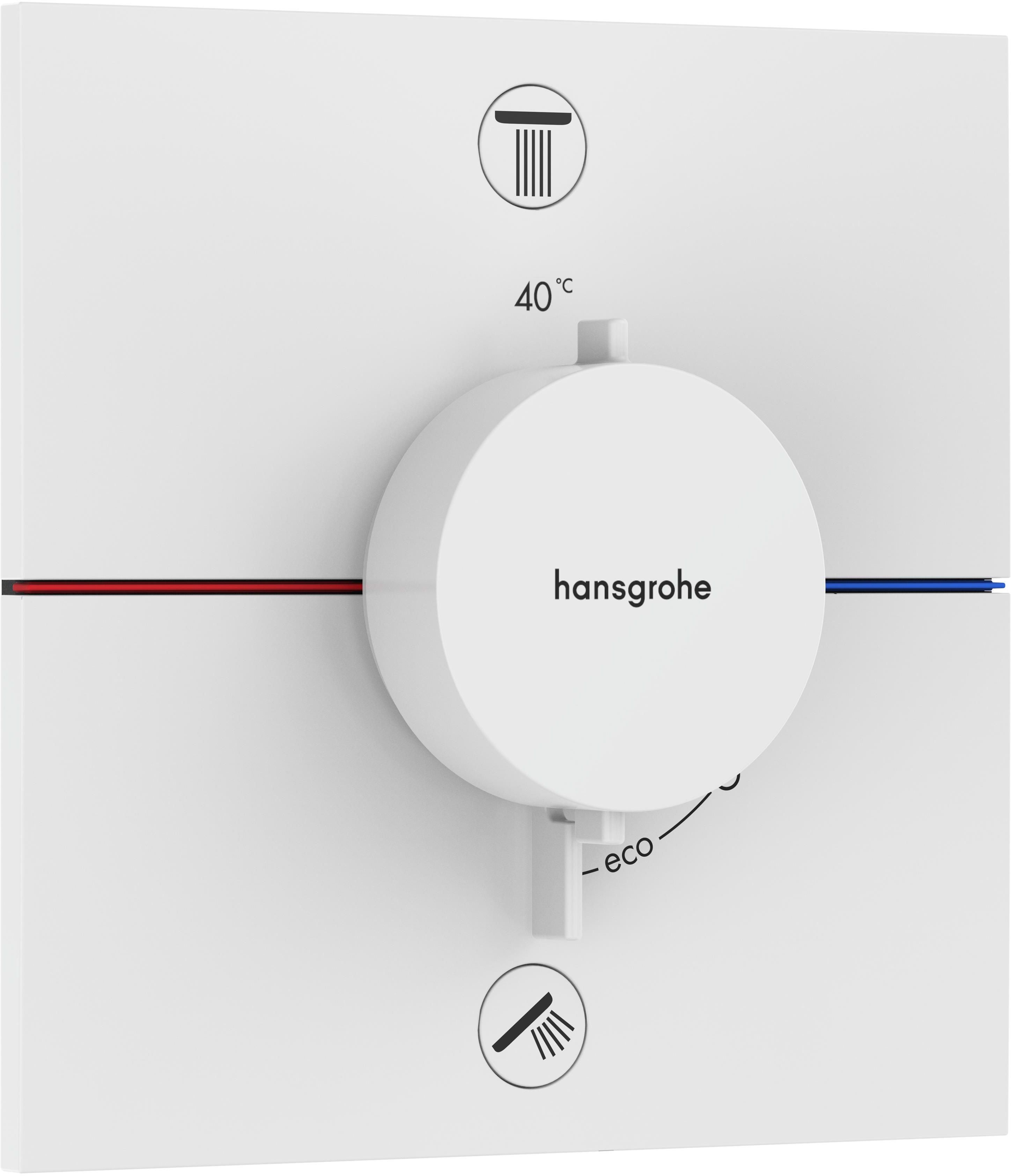 Hansgrohe ShowerSelect Comfort E vanová baterie pod omítku ano bílá 15572700