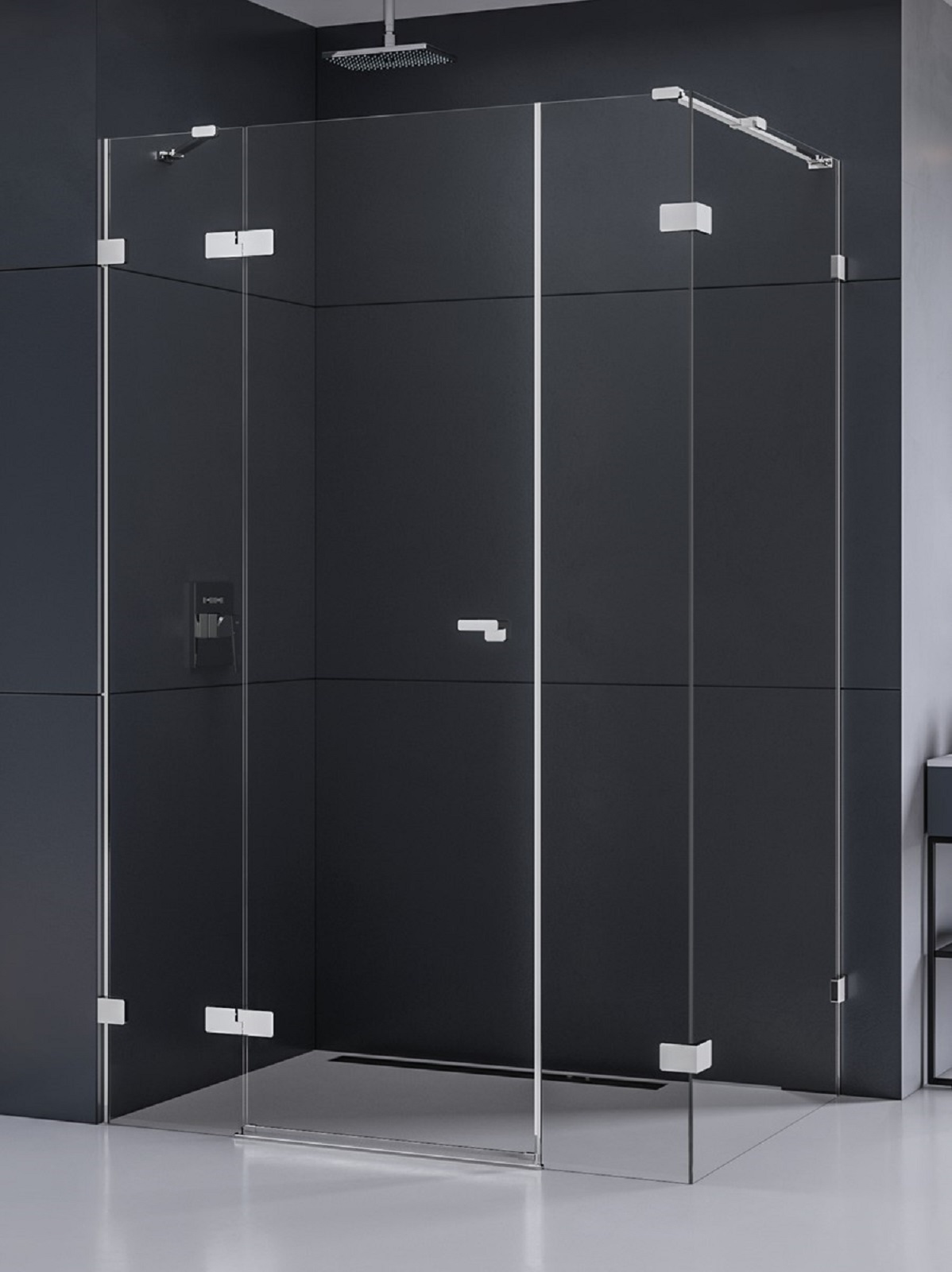 New Trendy Eventa sprchový kout 150x80 cm obdélníkový chrom lesk/průhledné sklo EXK-4557