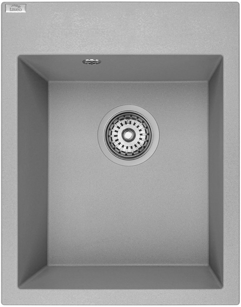 Laveo Monchichi granitový dřez 50x39 cm šedá/grafitová/onyx SBO510Y