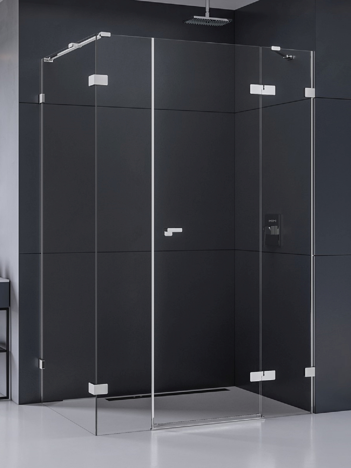 New Trendy Eventa sprchový kout 130x90 cm obdélníkový chrom lesk/průhledné sklo EXK-4562