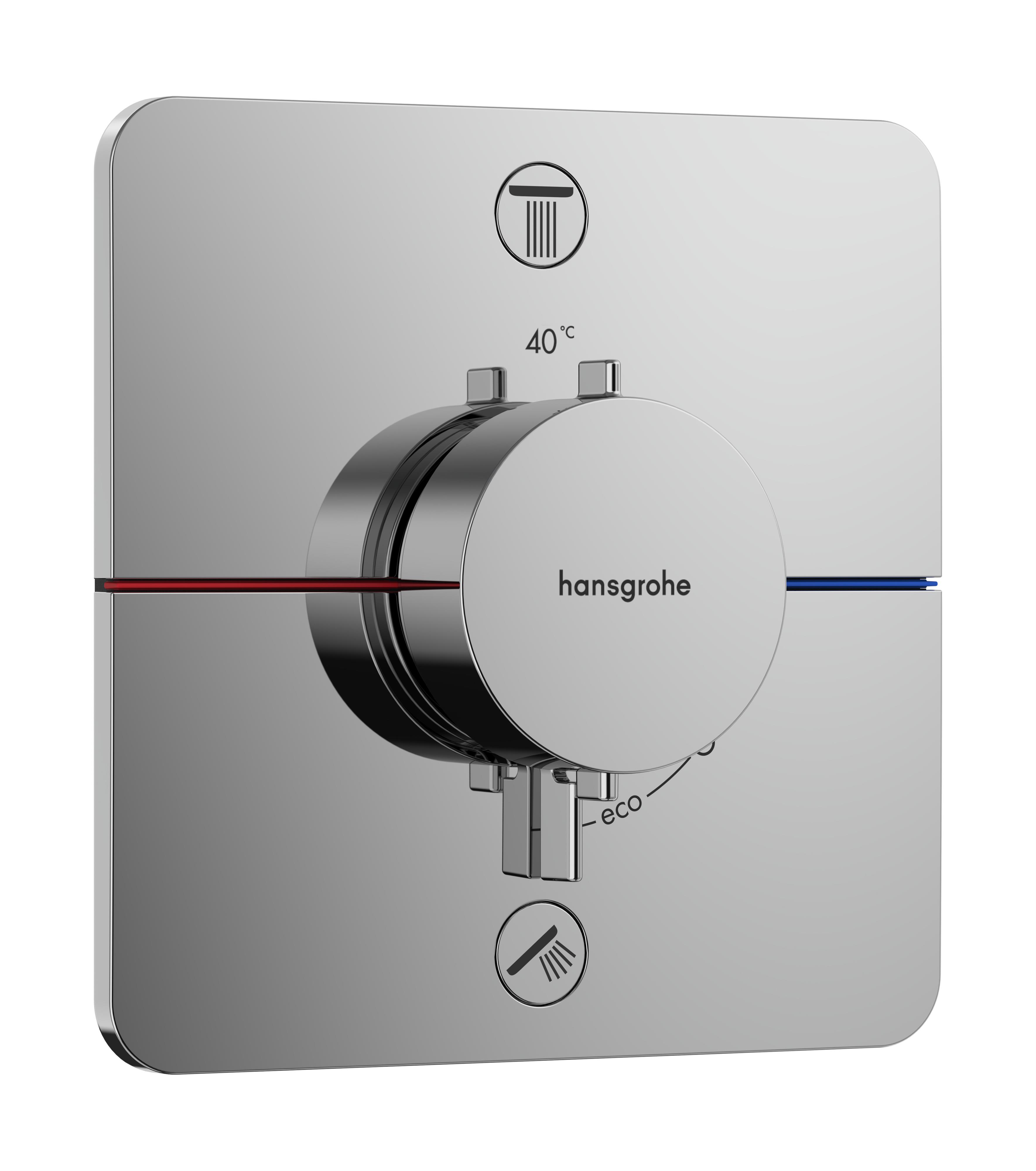 Hansgrohe ShowerSelect Comfort Q vanová baterie pod omítku s termostatem chrom 15583000